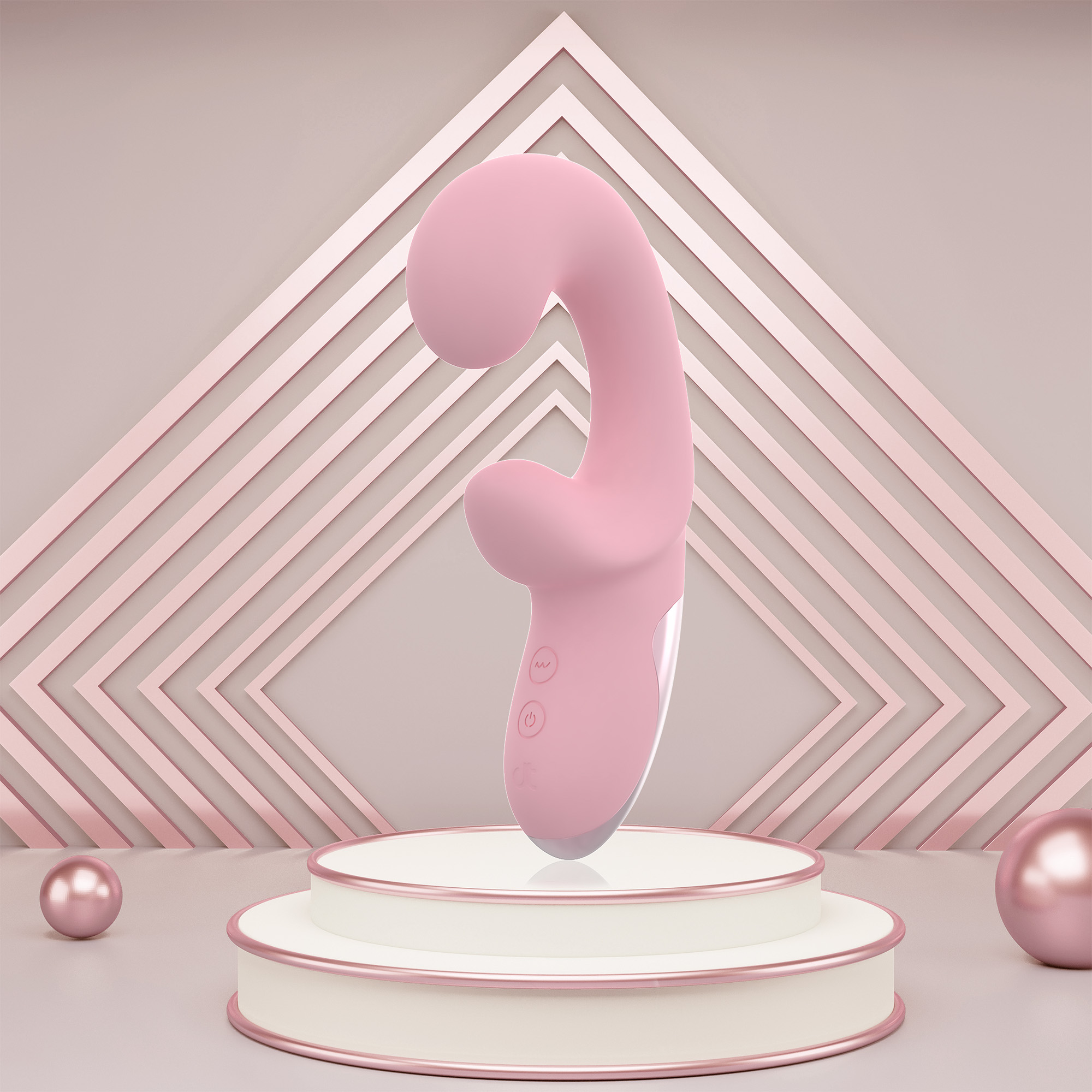 22243 Glam Flexible Duo Vibrator